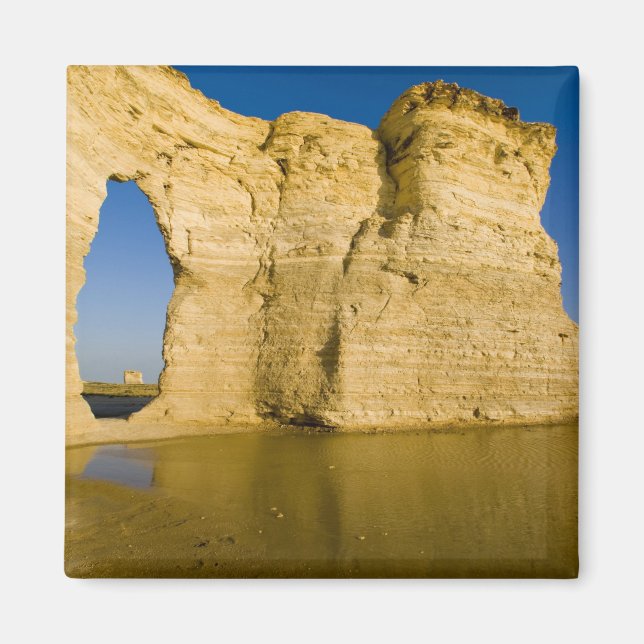 The Keyhole of the Monument Rocks aka Chalk Magnet (Front)