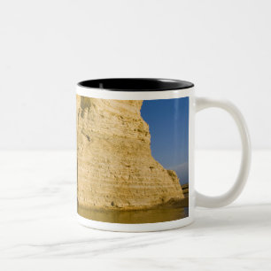 The Keyhole of the Monument Rocks aka Chalk Two-Tone Coffee Mug