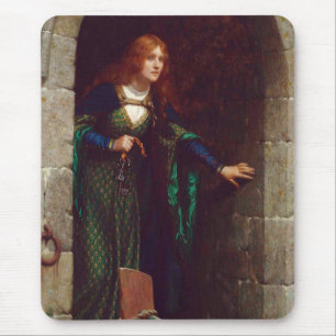 The Keys, c. 1909 by Edmund Blair Leighton Mouse Pad