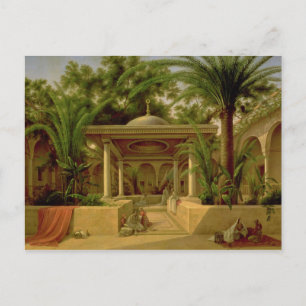 The Khabanija Fountain, Cairo, 1845 Postcard