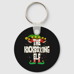 The Kickboxing Elf Christmas Key Ring