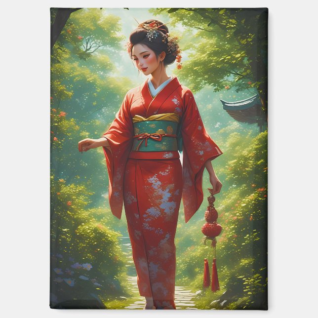 The Kimono's Walk Magnet (Front)