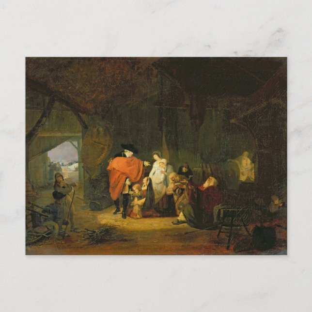 The Kindness of Louis XVI Postcard (Front)