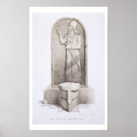 The King and Sacrificial Altar, Nimrud, plate 4 fr
