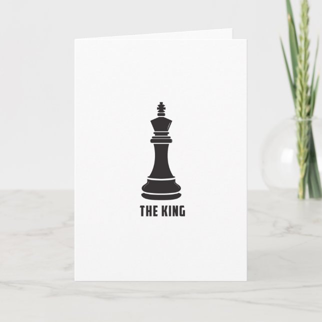 The King- Chess Lover Card (Front)