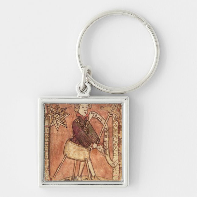 The King dispensing justice Key Ring (Front)