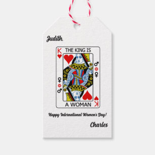 The King is a Woman Gift Tags