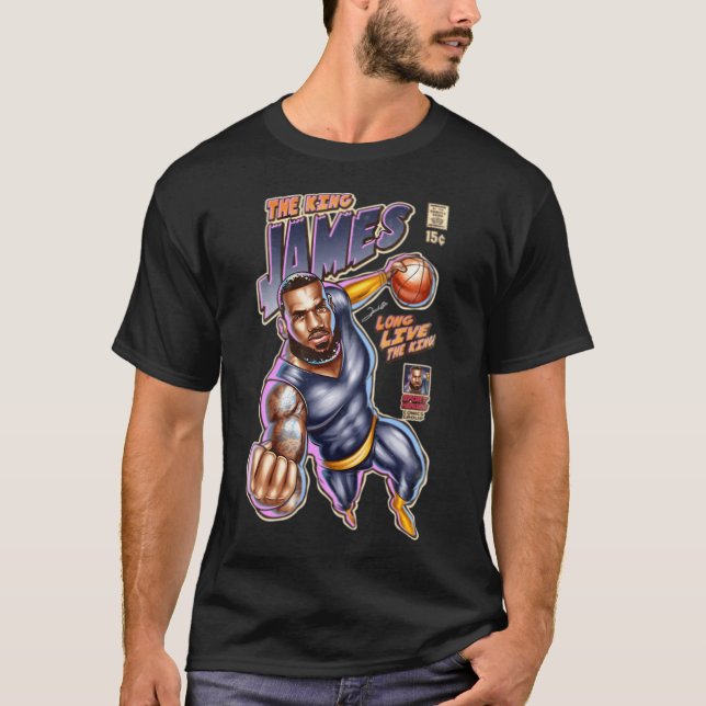 The King James Black Version T-Shirt (Front)