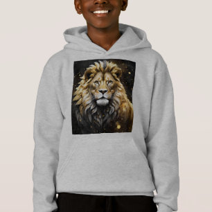 The King: Majestic Gold And Grey Male Lion,