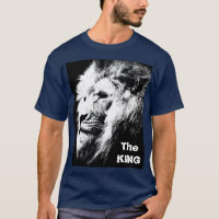 The King Modern Pop Art Lion Head Elegant Men's