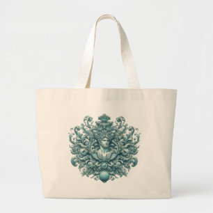 The King of Aquamarin. Large Tote Bag