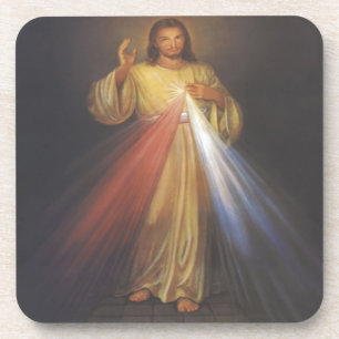 The King of Mercy Cork Coaster