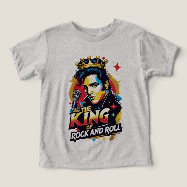 The King of Rock and Roll T-shirt (Design Front)