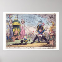 The King of Rome, 1814 - cartoon showing Napoleon