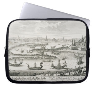 The King of Siam's Residence, from 'Entwurf einer Laptop Sleeve