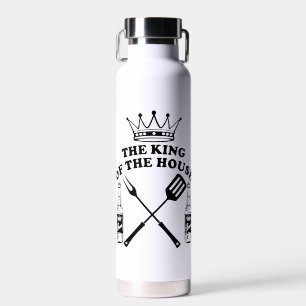The King of the House Beer Water Bottle