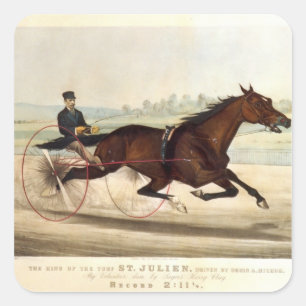 The King of the Turf, 'St. Julien' Square Sticker