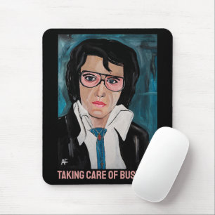 The King Painting by Alfred Fox Mouse Pad