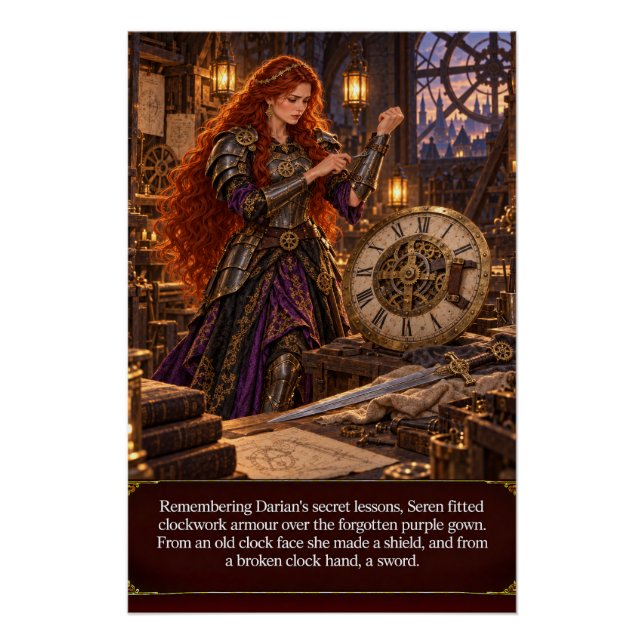 The King’s Last Bargain Chapter 15:Clockwork Armor Poster (Front)