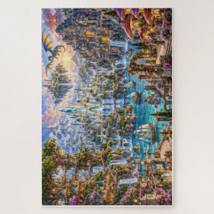 The Kingdom of Magical Cities – Fantasy World Jigsaw Puzzle