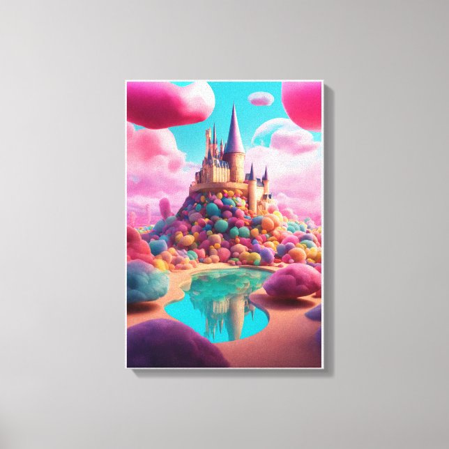 “The Kingdom Where Imagination Lives” Canvas Print (Front)