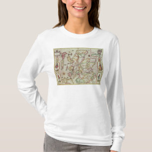 The Kingdome of Scotland, engraved by Jodocus T-Shirt