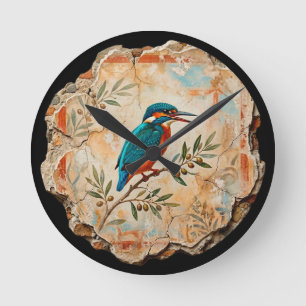 The Kingfisher Fragment: Pompei’s Azure Messenger  Round Clock