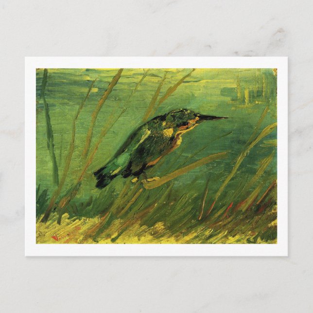 The Kingfisher Van Gogh Fine Art Postcard (Front)