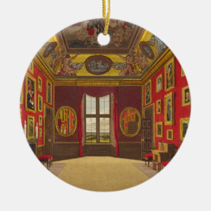 The King's Closet, Windsor Castle, from 'Royal Res Ceramic Tree Decoration