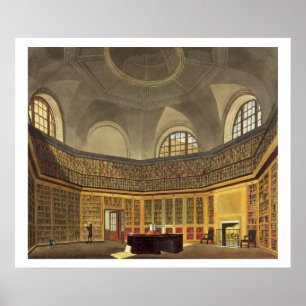 The King's Library, Buckingham House, from 'The Hi Poster