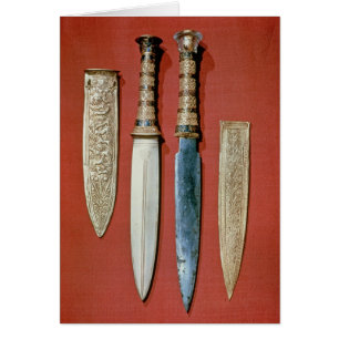 The king's two daggers, from tomb of