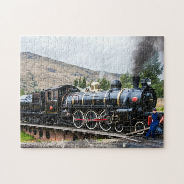 The Kingston Flyer, steam engine locomotive Jigsaw Puzzle (Horizontal)