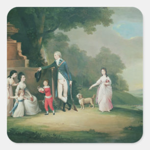 The Kinloch Family of Kair Square Sticker