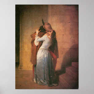 The Kiss, 1859 Poster