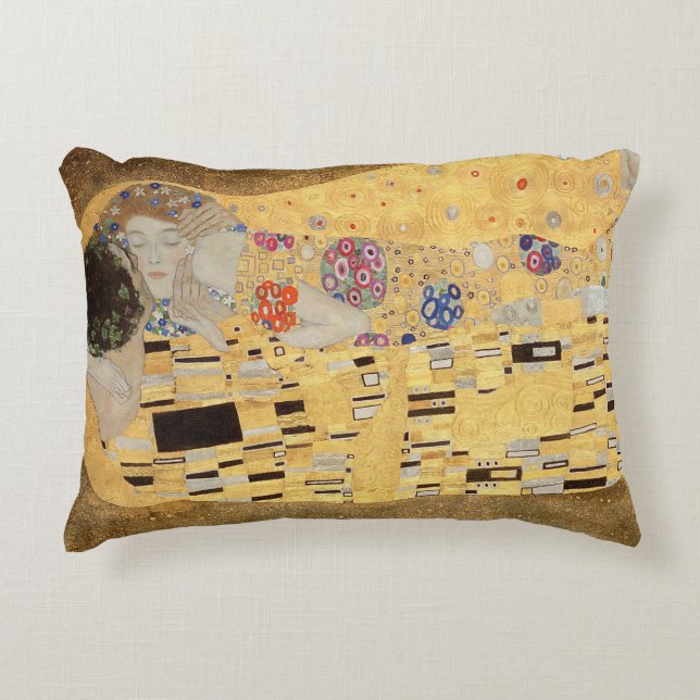 The Kiss, 1907-08 2 Decorative Cushion (Front)