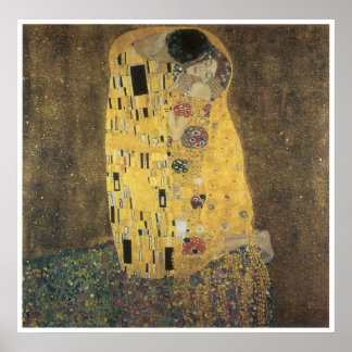 The Kiss, 1907-08 Gustav Klimt Poster
