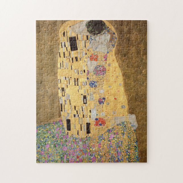 The Kiss, 1907-08 Jigsaw Puzzle (Vertical)