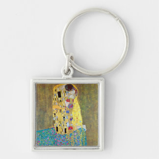 The Kiss 2 by Gustav Klimt Key Ring