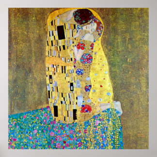 The Kiss 2 by Gustav Klimt Poster