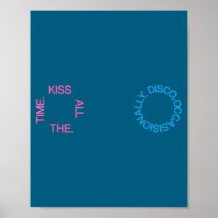 The Kiss All Time Disco Occasionally Poster