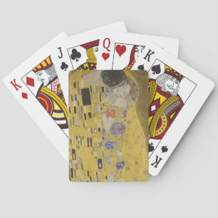 The Kiss, Art Nouveau Oil Painting, Gustav Klimt Playing Cards