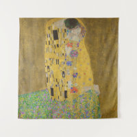 The Kiss, Art Nouveau Oil Painting, Gustav Klimt