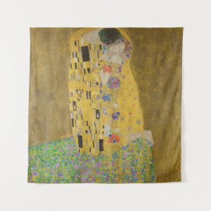 The Kiss, Art Nouveau Oil Painting, Gustav Klimt Tapestry