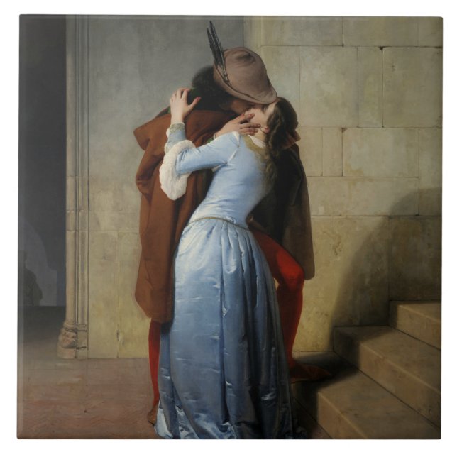 The Kiss (by Francesco Hayez) Tile (Front)
