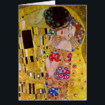 The Kiss by Gustav Klimt<br><div class="desc">This painting titled The Kiss is made by the famous artist, Gustav Klimt. About Gustav Klimt Gustav Klimt was an Austrian Symbolist painter and one of the most prominent members of the Vienna Secession movement. He became one of the founding members and president of the Wiener Sezession in 1897 and...</div>