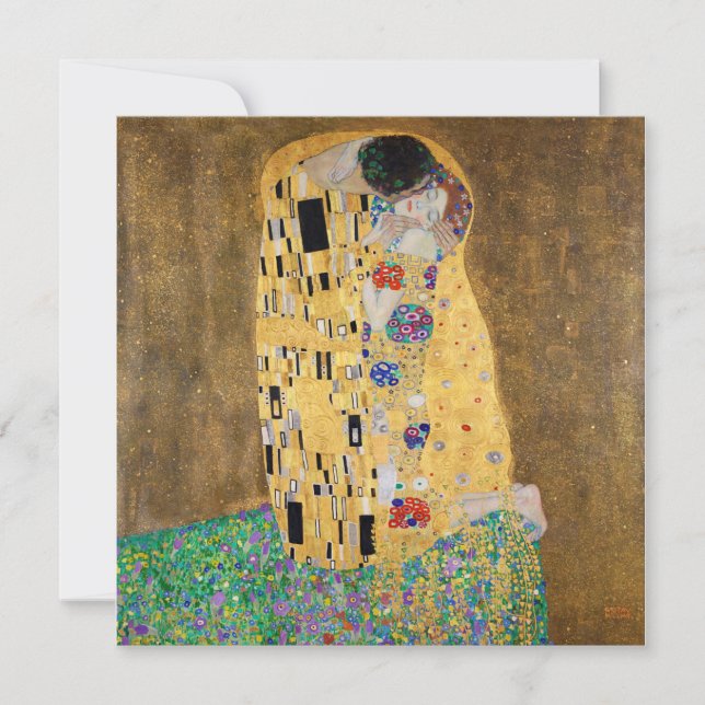 The Kiss by Gustav Klimt  (Front)