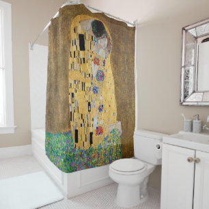 The Kiss by Gustav Klimt Apron Shower Curtain
