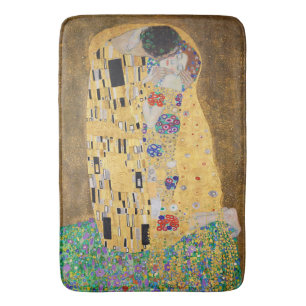 The Kiss by Gustav Klimt Bath Mat