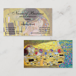 The Kiss by Gustav Klimt Business Card