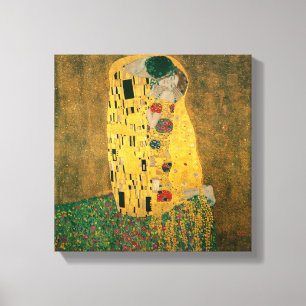 The Kiss by Gustav Klimt Canvas Print